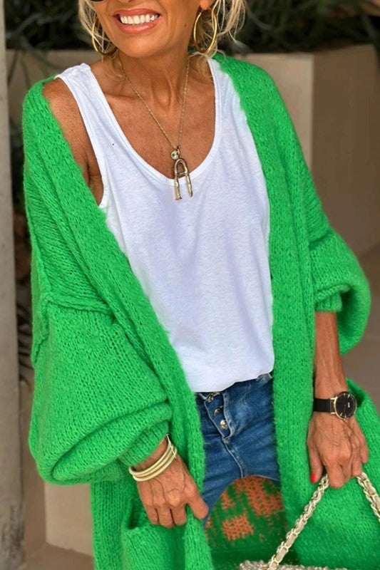 TranquilVibes™ - Long Knitted Cardigan