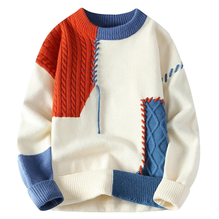 VOGUE™ - Cozy Patchwork Sweater