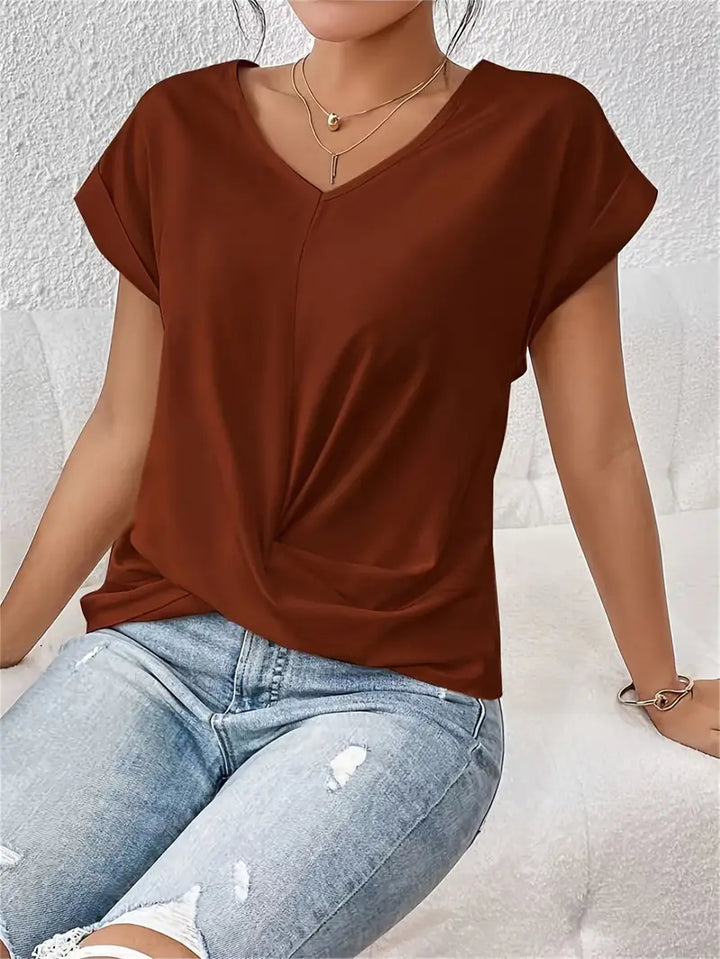 VOGUE™ - The perfect v-neck top for woman