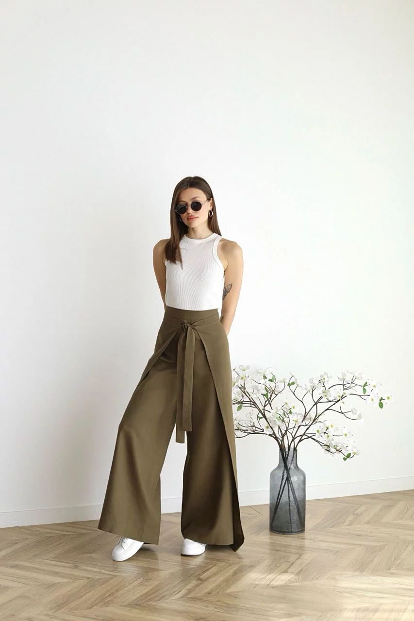 POZIE™ - Rosseta Wide linen trousers