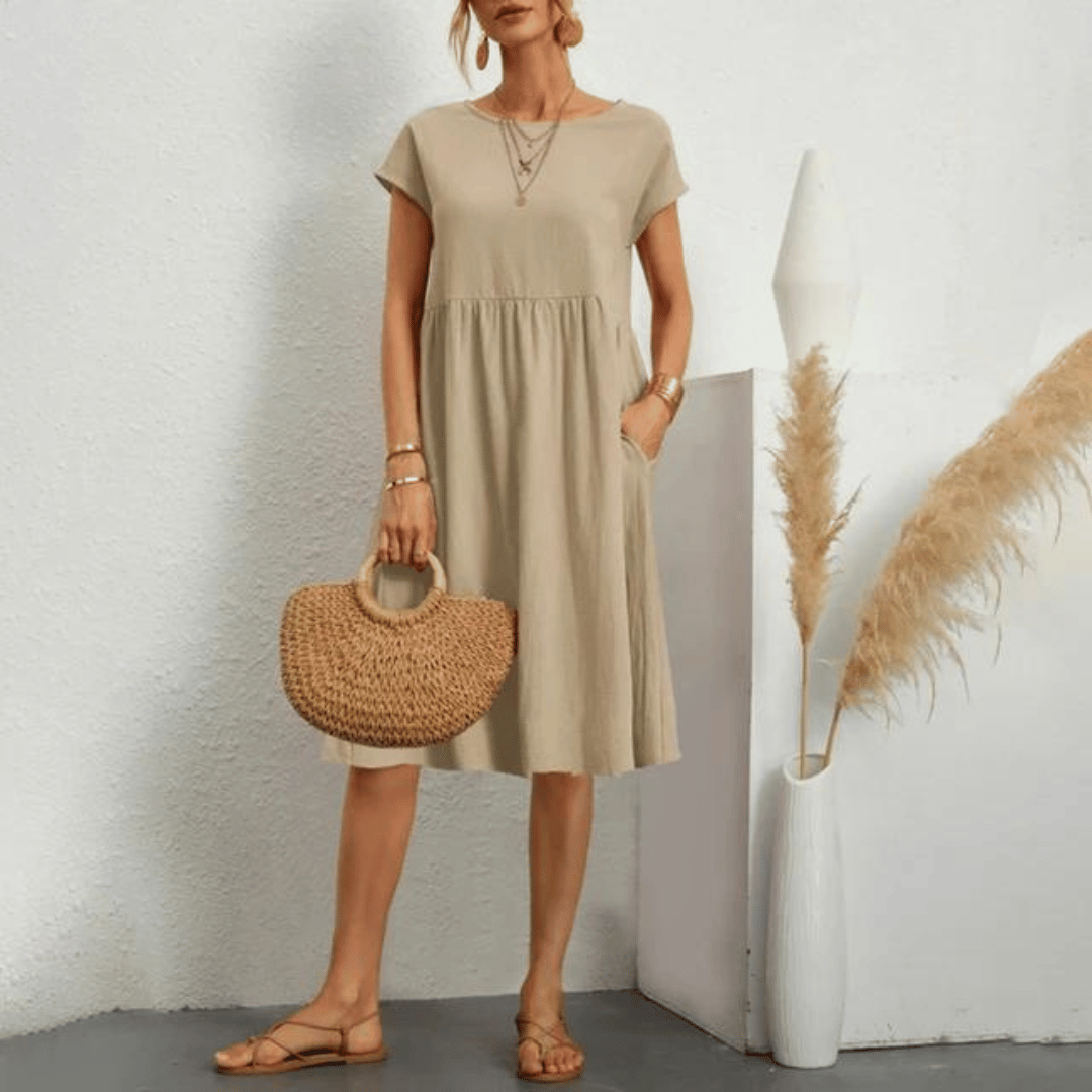 Nina | Handcrafted tummy-covering Dress