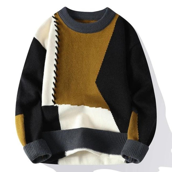 VOGUE™ - Cozy Patchwork Sweater