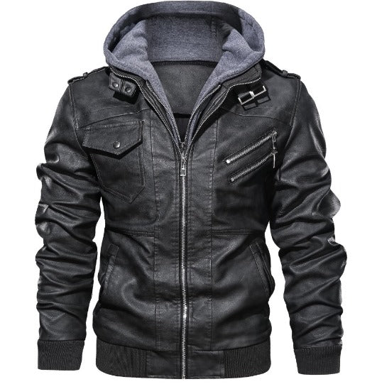 LEON |Warm Leather Winter Jacket