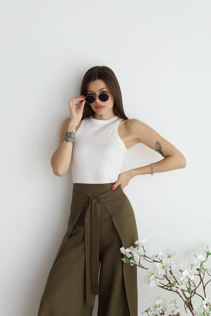 POZIE™ - Rosseta Wide linen trousers