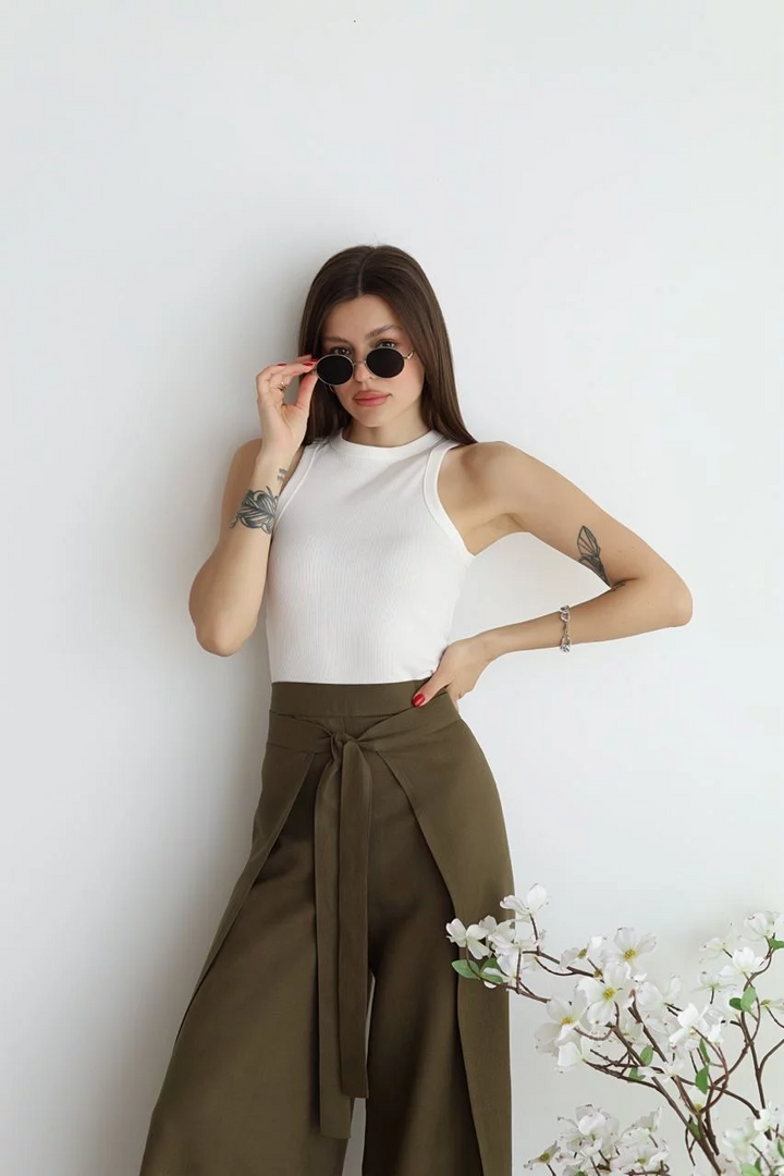 POZIE™ - Rosseta Wide linen trousers