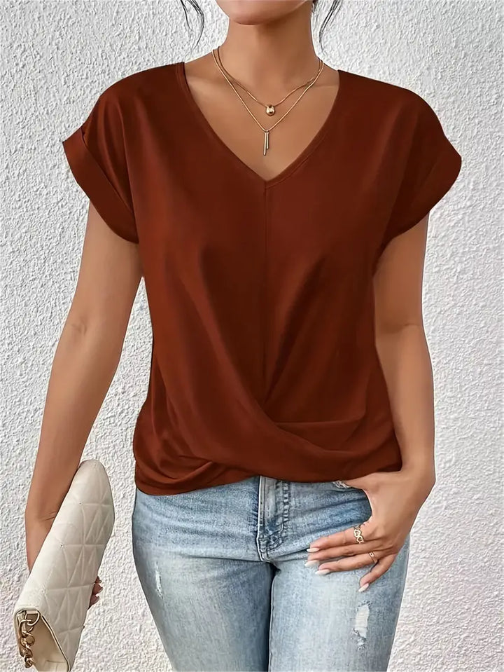 VOGUE™ - The perfect v-neck top for woman