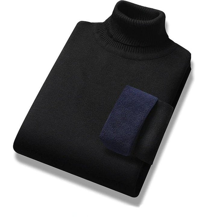 VOGUE™ - Men's Turtleneck With Teddy Lining