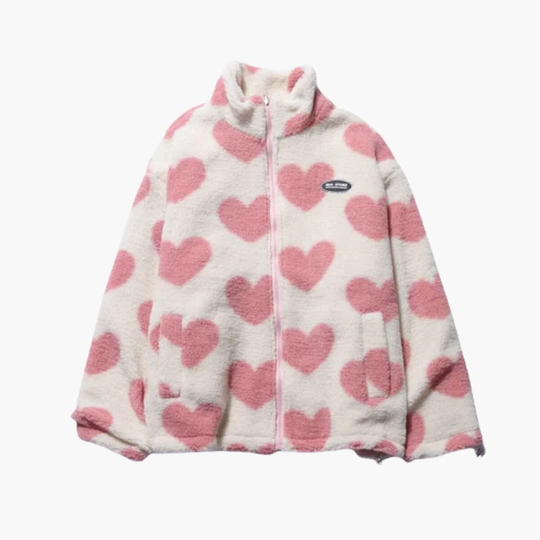 Anni | Double Sided Heart Coat