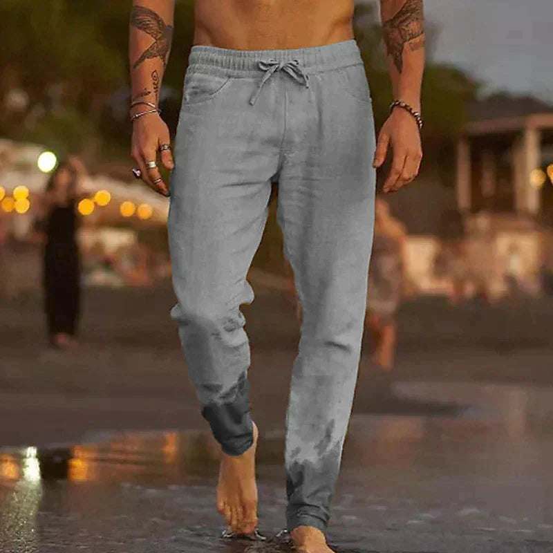 VOGUE™ - Linen Trousers For Men