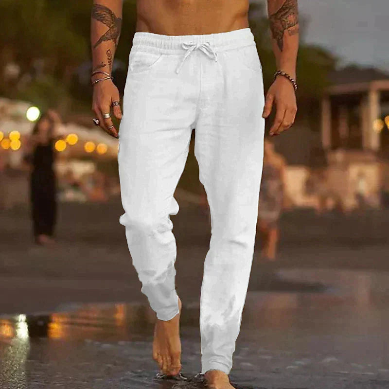 VOGUE™ - Linen Trousers For Men