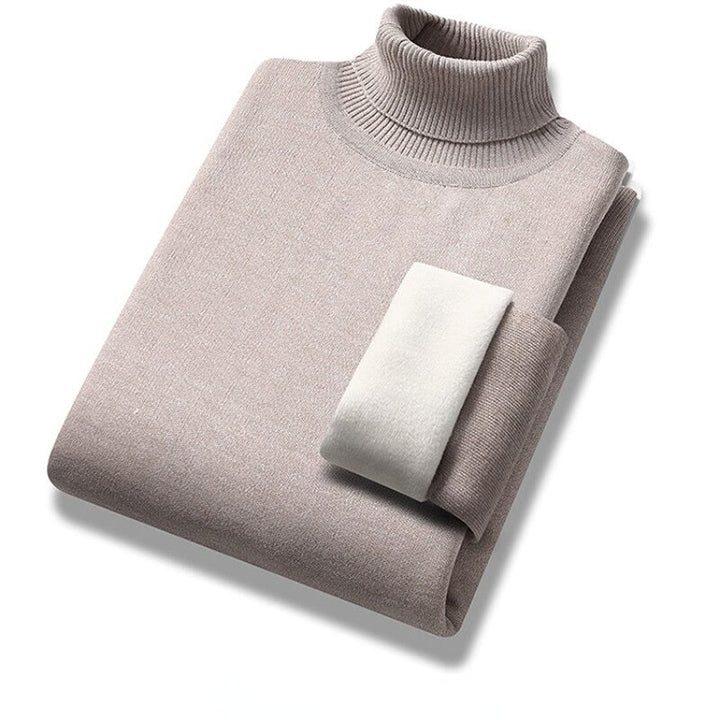 VOGUE™ - Men's Turtleneck With Teddy Lining