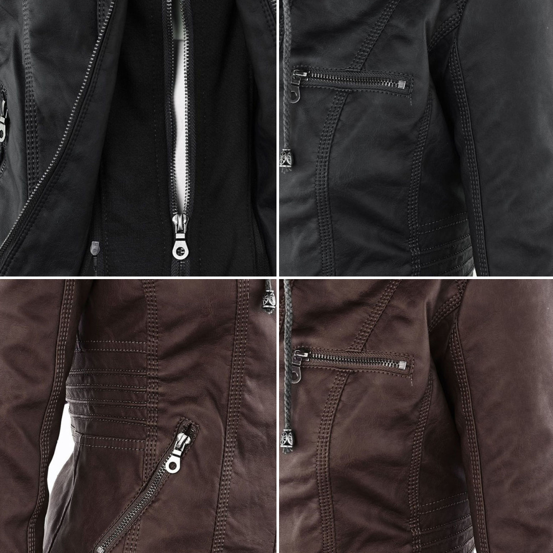 Bella™ - leather short jacket