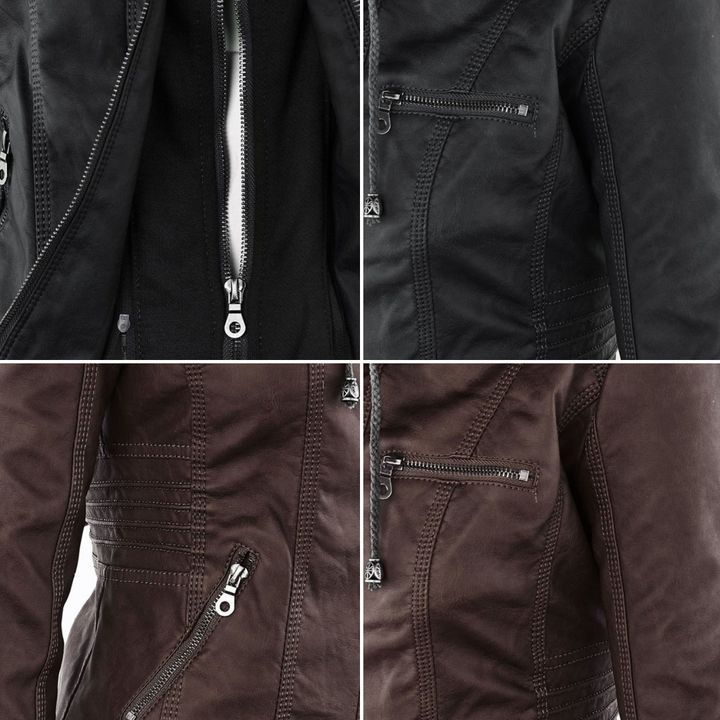 Bella™ - leather short jacket