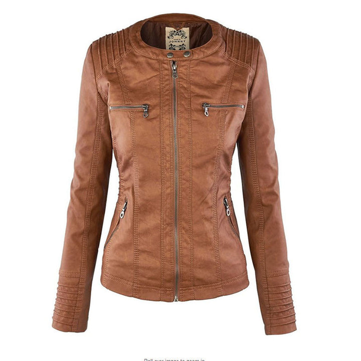 Bella™ - leather short jacket