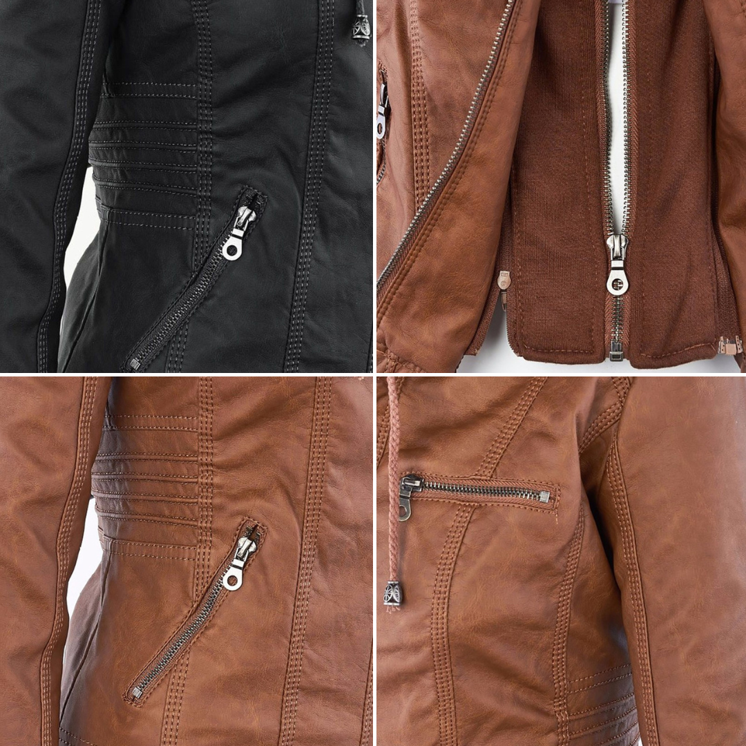 Bella™ - leather short jacket