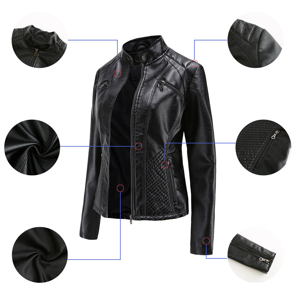 Elena™ - Stylish and unique leather jacket