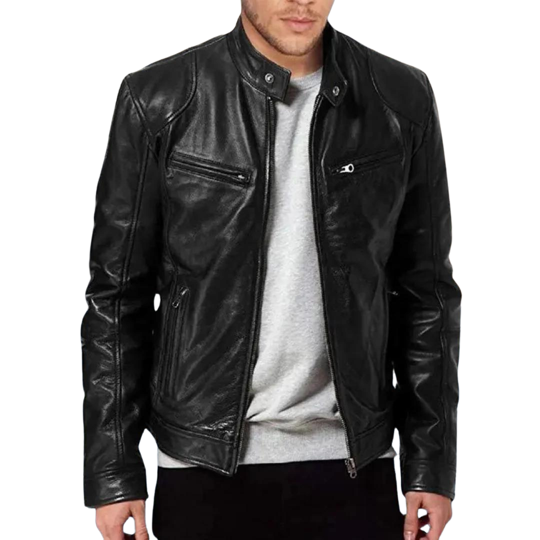 VOGUE™ - Leather Men's Jacket