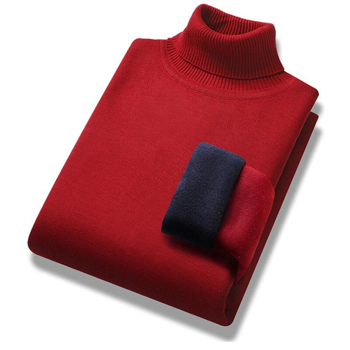 VOGUE™ - Men's Turtleneck With Teddy Lining