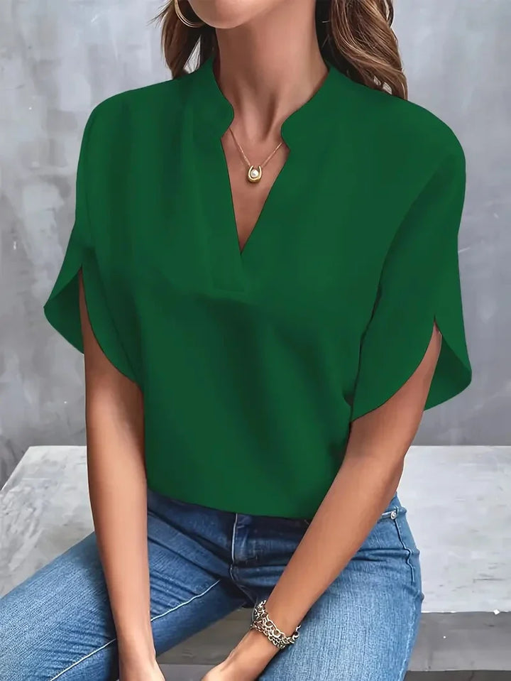 VOGUE™ - Classic V-Neck Top