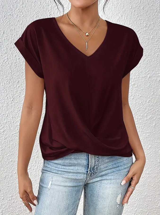 VOGUE™ - The perfect v-neck top for woman