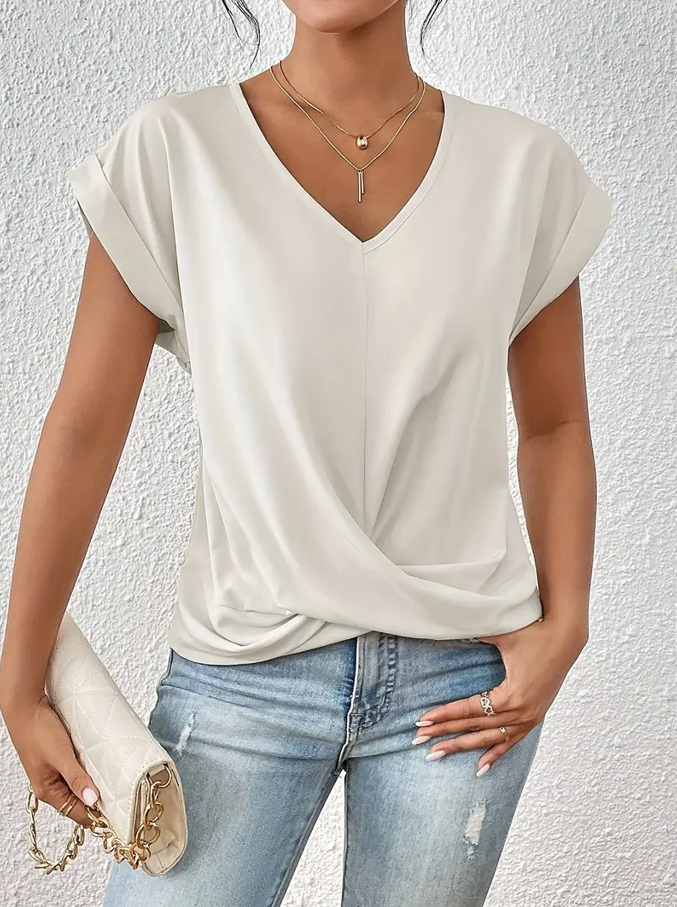 VOGUE™ - The perfect v-neck top for woman