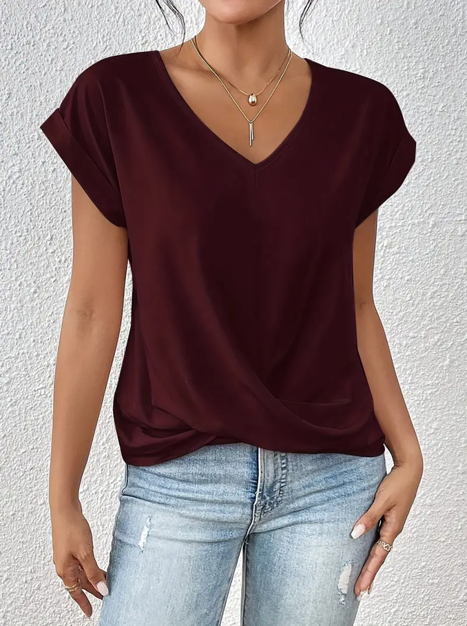 VOGUE™ - The perfect v-neck top for woman