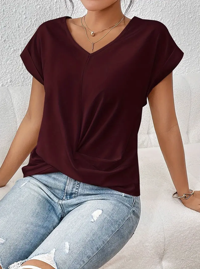 VOGUE™ - The perfect v-neck top for woman