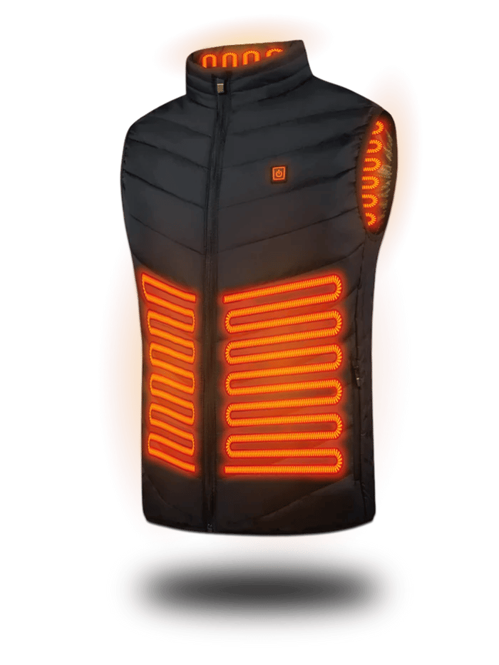 Warmer Pro™ - 2024 Two-Touch 15 Heat Options LED Controller Heated Vest