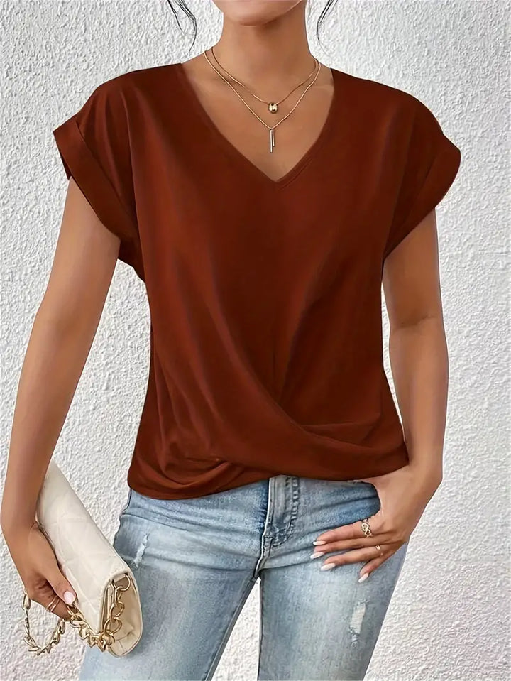 VOGUE™ - The perfect v-neck top for woman