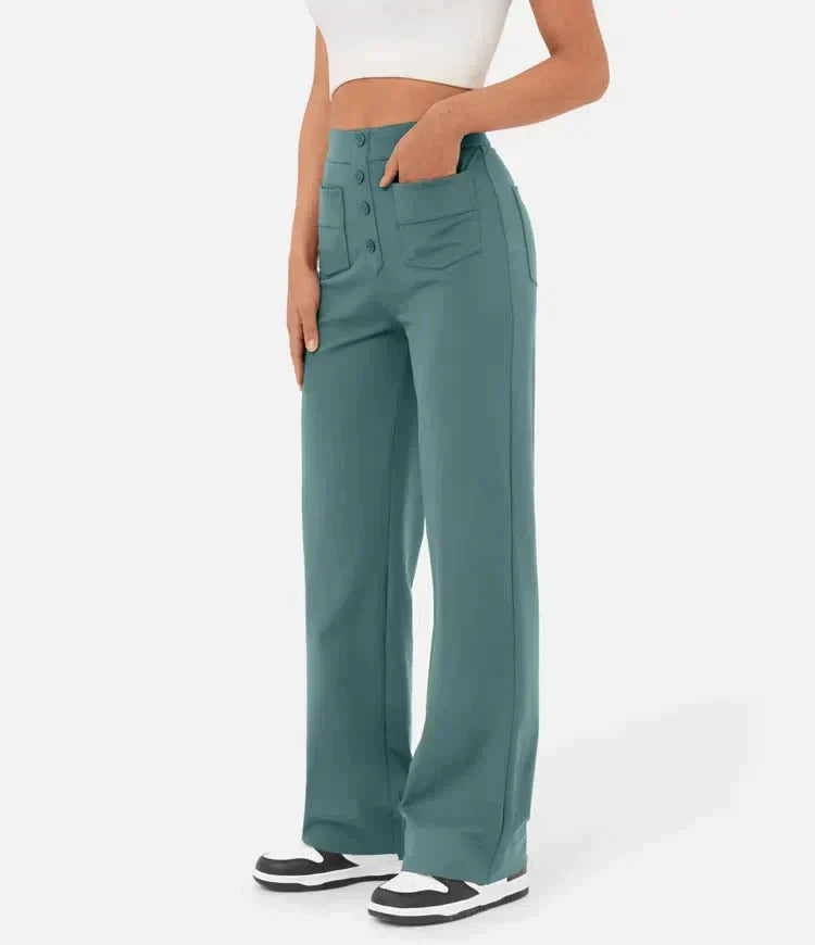 EcoMove™ - High-Waisted Casual Pants