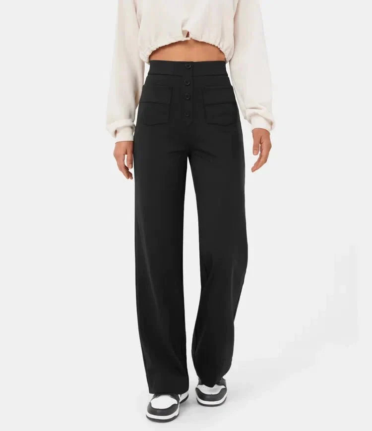 EcoMove™ - High-Waisted Casual Pants