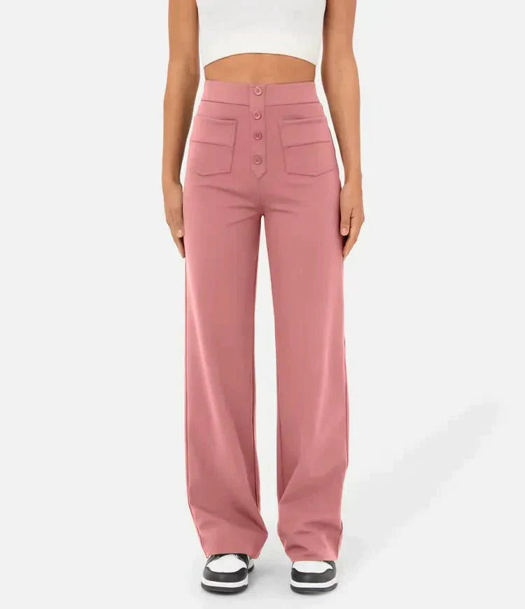 EcoMove™ - High-Waisted Casual Pants