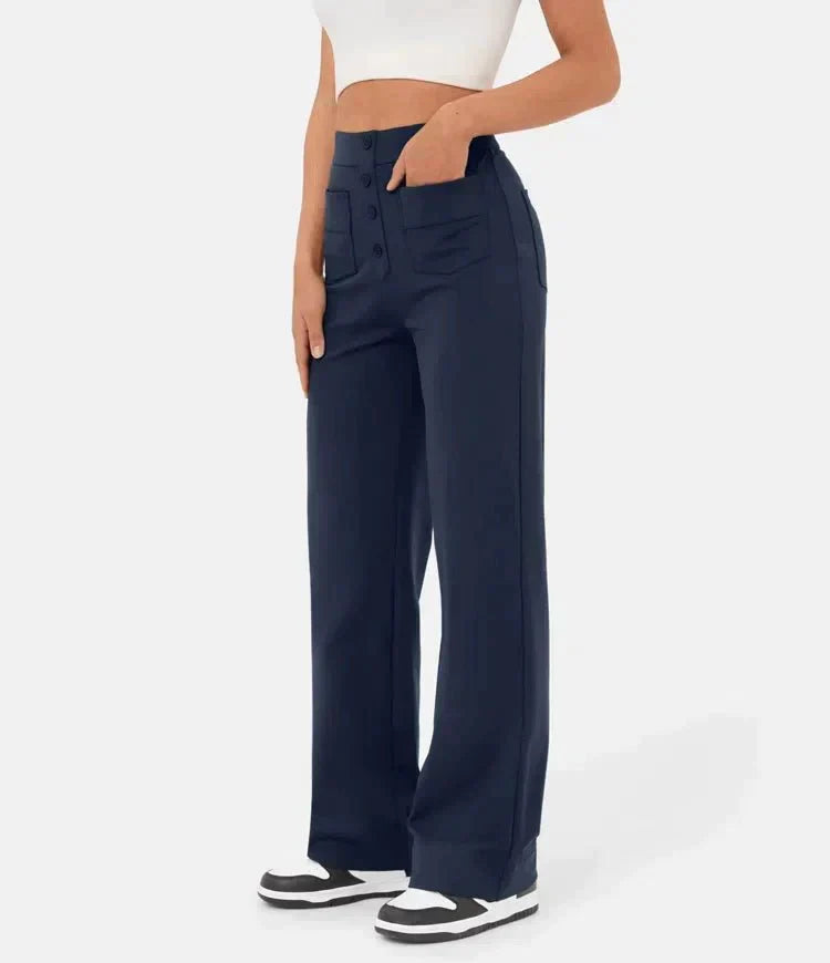 EcoMove™ - High-Waisted Casual Pants