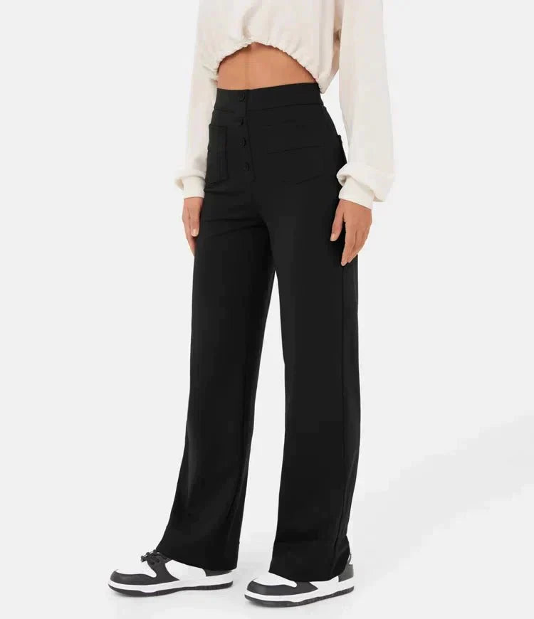 EcoMove™ - High-Waisted Casual Pants