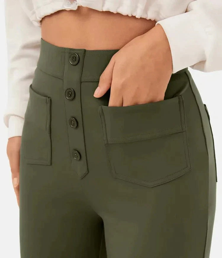 EcoMove™ - High-Waisted Casual Pants