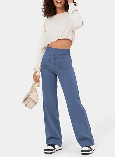 EcoMove™ - High-Waisted Casual Pants