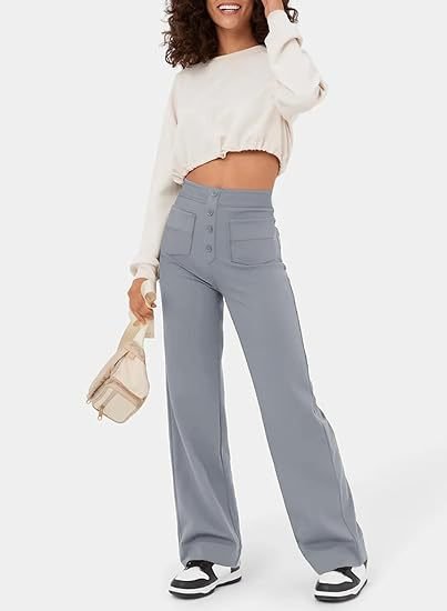 EcoMove™ - High-Waisted Casual Pants