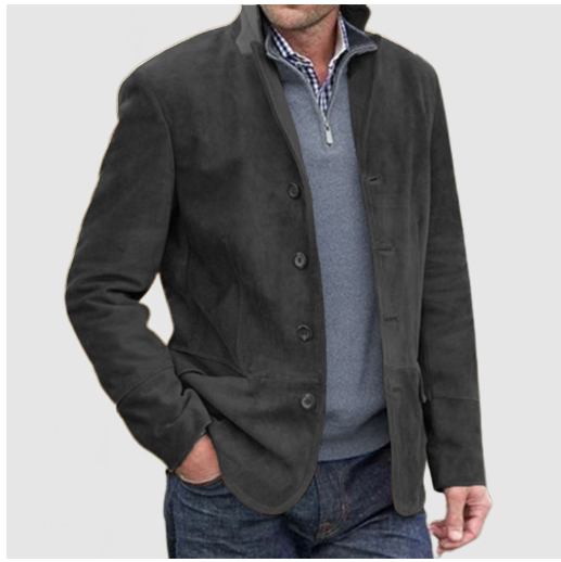 Ramon - Men's Stylish Lapel Knit Pocket Jacket